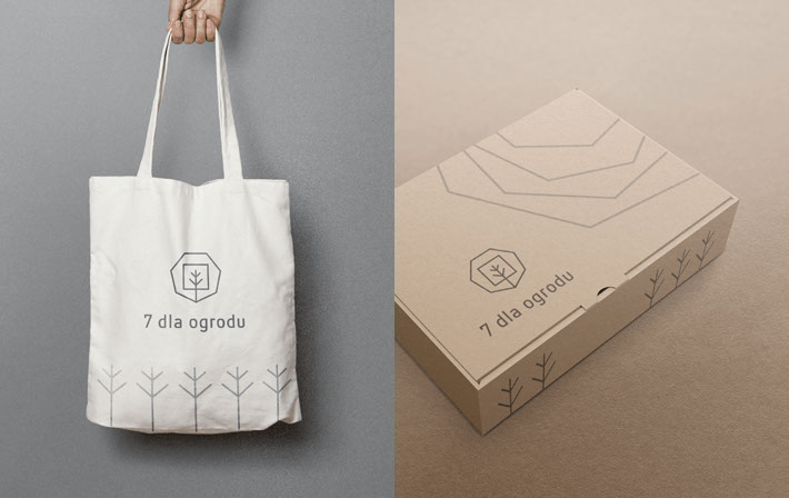 7 dla ogrodu, logo, corporate identity, CI, identyfikacja wizualna, grafik, graphic designer