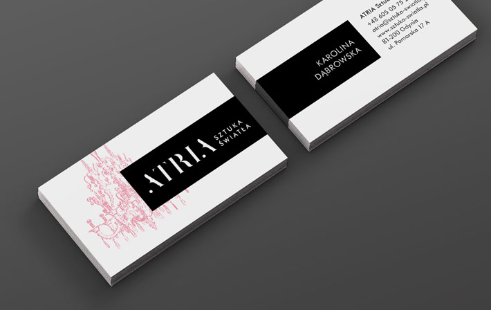 Atria, logo, corporate identity, identyfikacja wizualna, CI, grafik, graphic designer