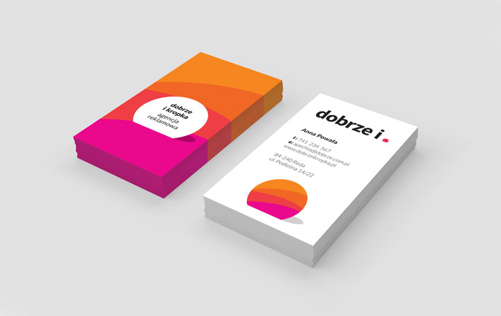 dobrze i kropka, agencja reklamowa, logo, corporate identity, CI, identyfikacja wizualna, grafik, graphic designer