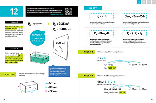 Prosta matma - geometria, zbiór zadań, layout, logo, web design, identyfikacja wizualna, corporate identity, grafik, projekty graficzne