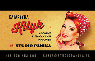 Studio Panika, wizytówki, folder reklamowy,  layout, ulotki, logo, web design, identyfikacja wizualna, corporate identity, grafik, graphic desig