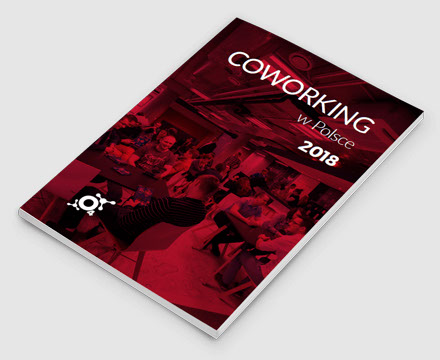 Coworking w Polsce, raport, layout, ulotki, logo, web design, identyfikacja wizualna, corporate identity, grafik, graphic designer
