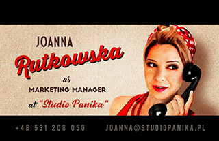 Studio Panika, wizytówki, folder reklamowy,  layout, ulotki, logo, web design, identyfikacja wizualna, corporate identity, grafik, graphic desig